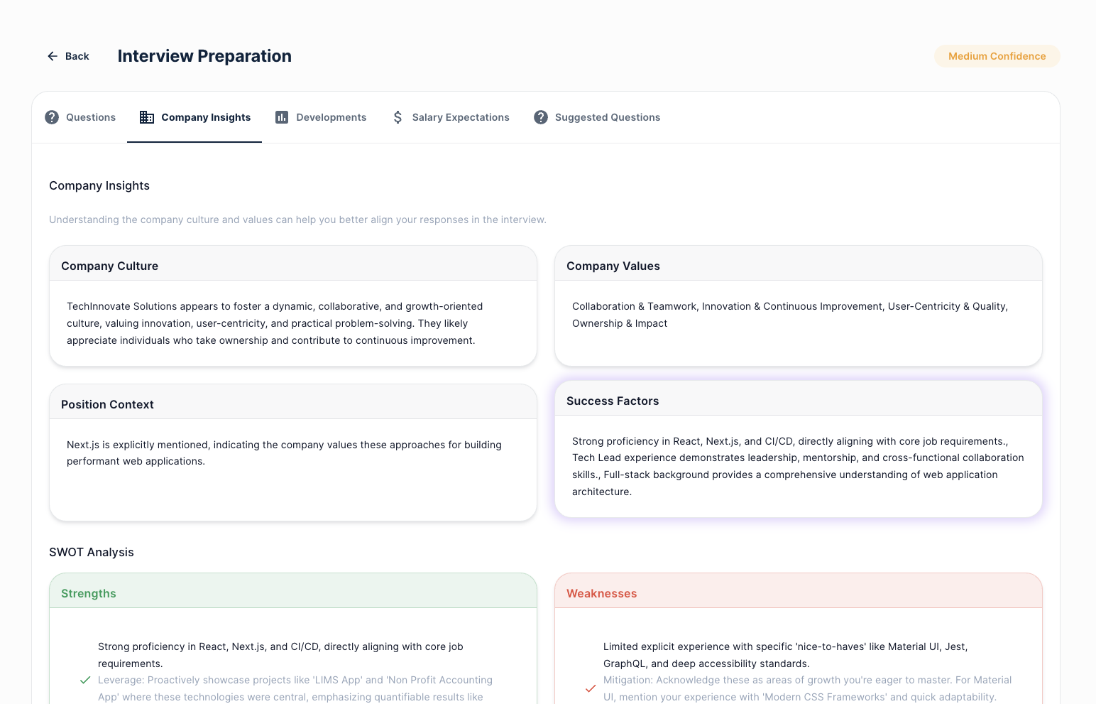 AI Interview Prep screenshot